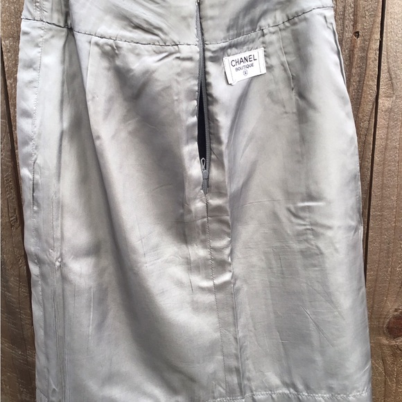 Vintage Chanel Boutique Wool Skirt - Picture 6 of 6